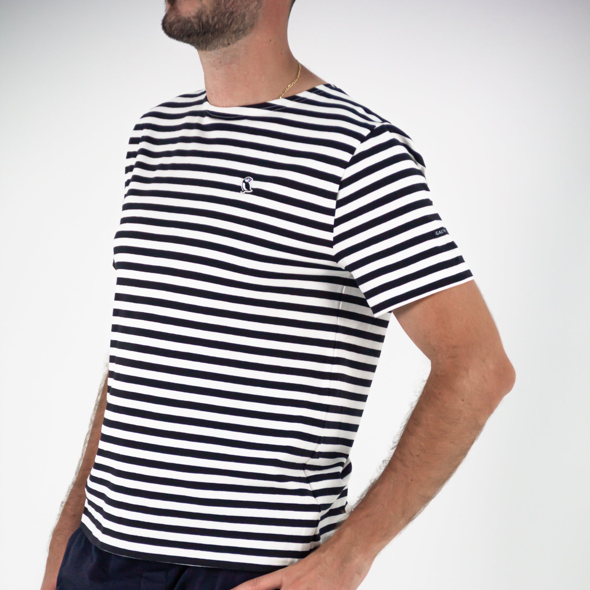 La Marinière 1858 manga corta - Hombre Blanco - Gauvain Paris