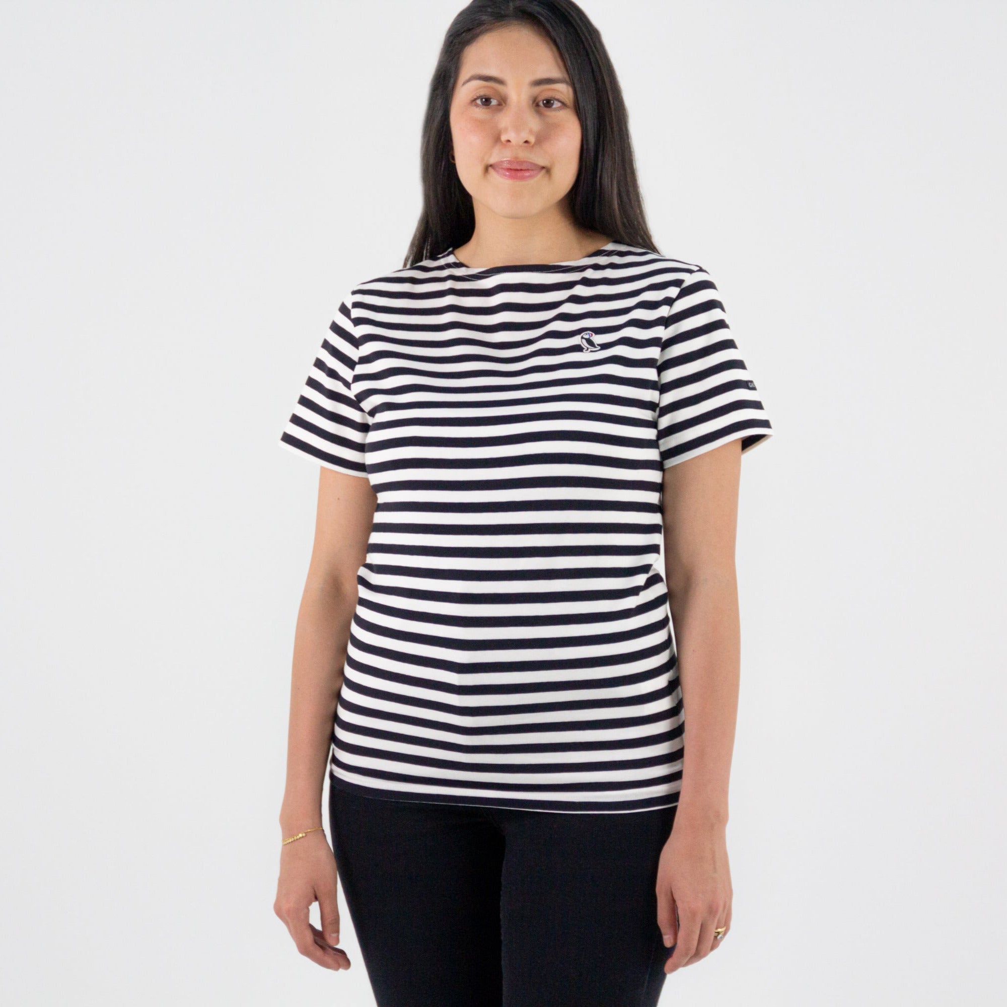 La Marinière 1858 manga corta - Mujer Blanco - Gauvain Paris